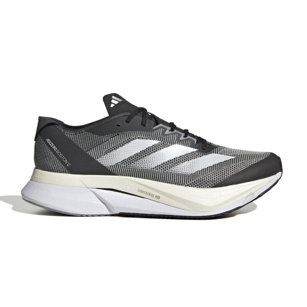 adidas Adizero Boston 12 M – Men Running Shoes Black White ID4234 NEW